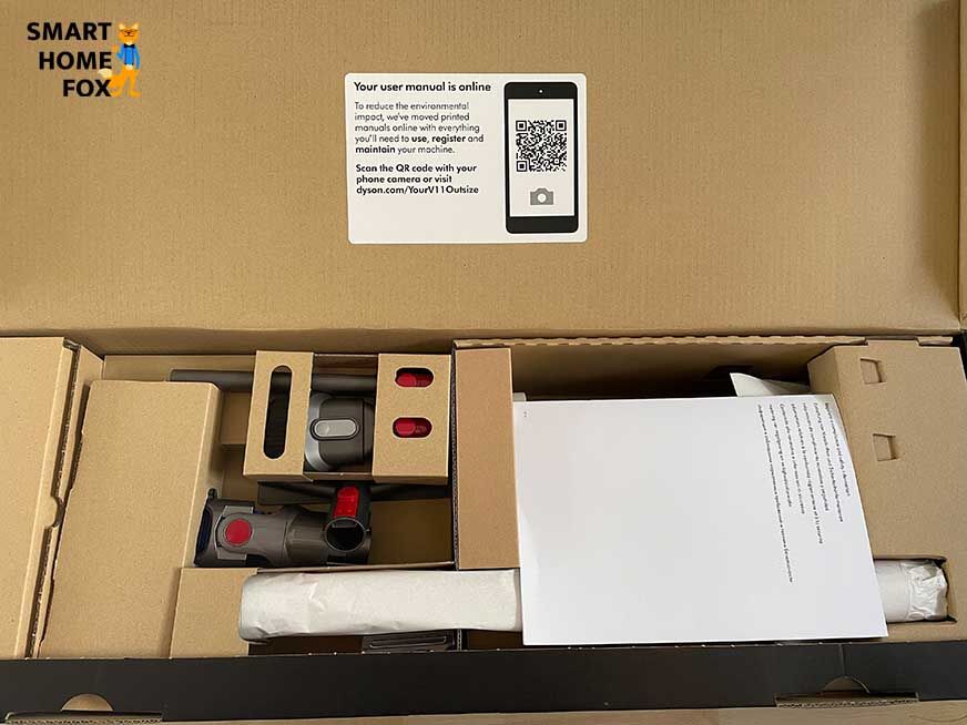 Inbetriebnahme des Dyson V11 Outsize